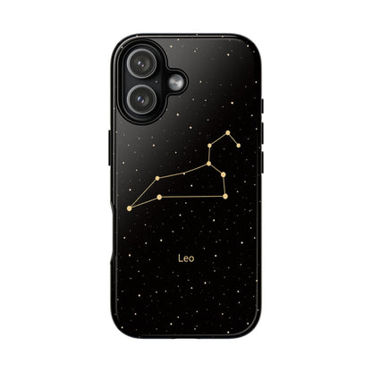 Leo Zodiac Constellation Phone Case – Luxe Gold Celestial Cover