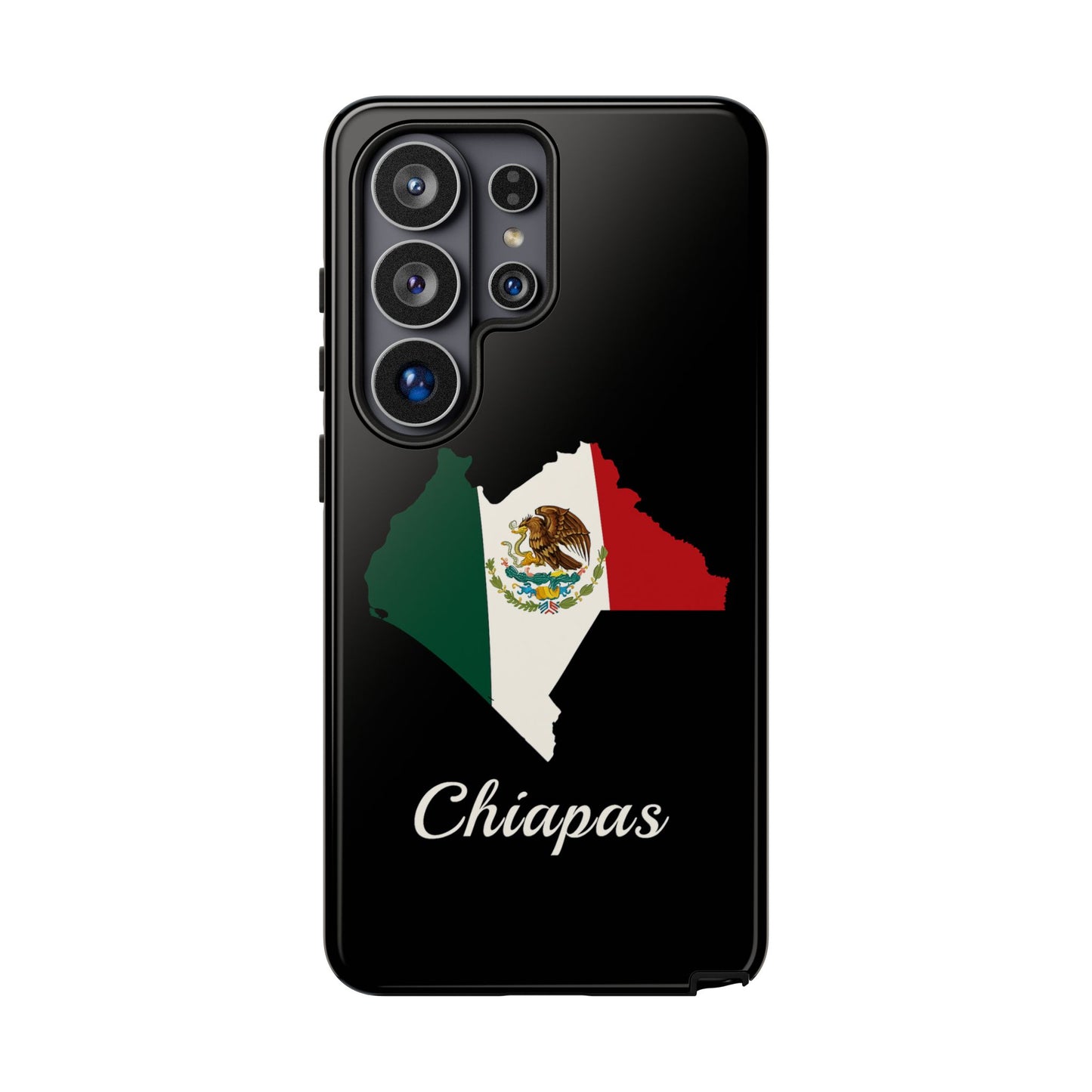 Chiapas Mexico Flag Map Phone Case | Mexican American Pride Tough Case for iPhone & Samsung