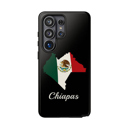 Chiapas Mexico Flag Map Phone Case | Mexican American Pride Tough Case for iPhone & Samsung