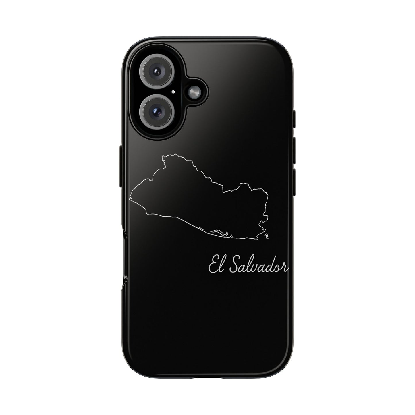 El Salvador Outline Phone Case – Minimal Country Map Tough Case (iPhone, Samsung, Pixel)