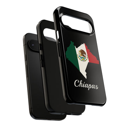 Chiapas Mexico Flag Map Phone Case | Mexican American Pride Tough Case for iPhone & Samsung