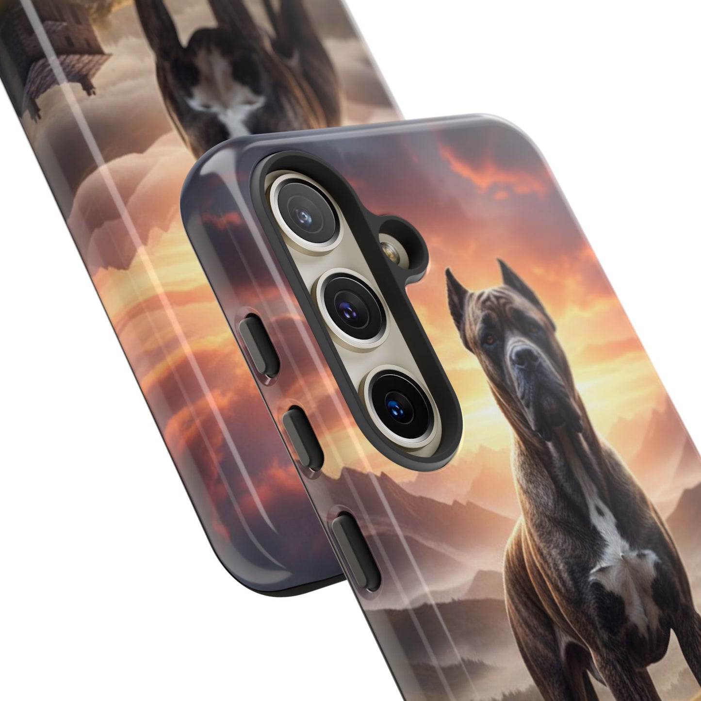 Cane Corso Phone Case – Guard Dog Sunset Tough Case (iPhone, Samsung, Pixel) | Dog Lover Gift