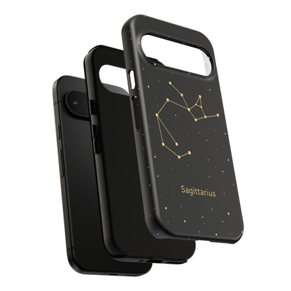 Sagittarius Zodiac Constellation Phone Case – Luxe Gold Celestial Cover