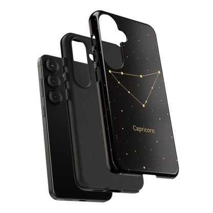 Capricorn Zodiac Constellation Phone Case – Luxe Gold Celestial Cover
