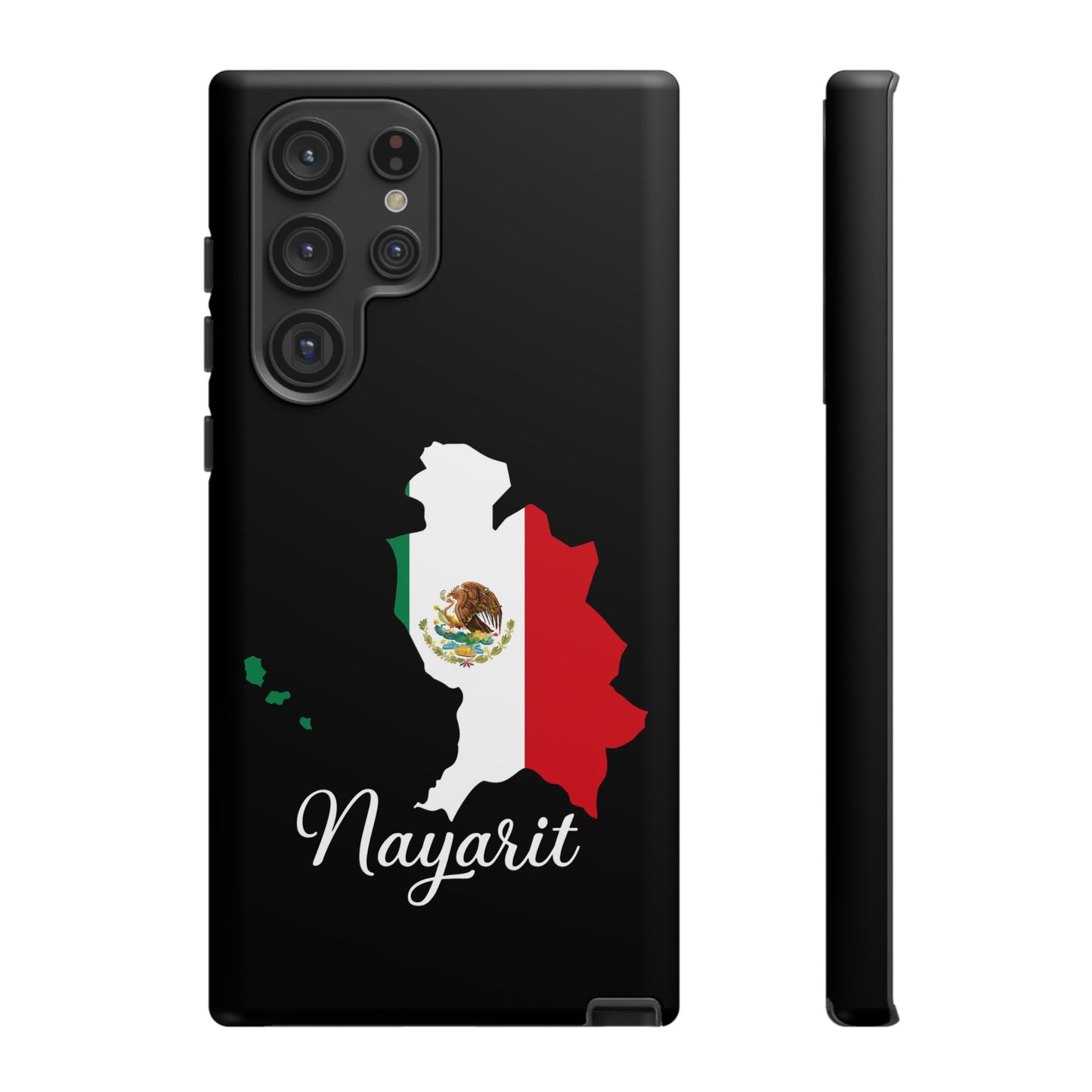Nayarit Mexico Flag Map Phone Case | Mexican American Pride Tough Case for iPhone & Samsung
