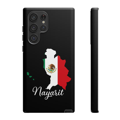Nayarit Mexico Flag Map Phone Case | Mexican American Pride Tough Case for iPhone & Samsung
