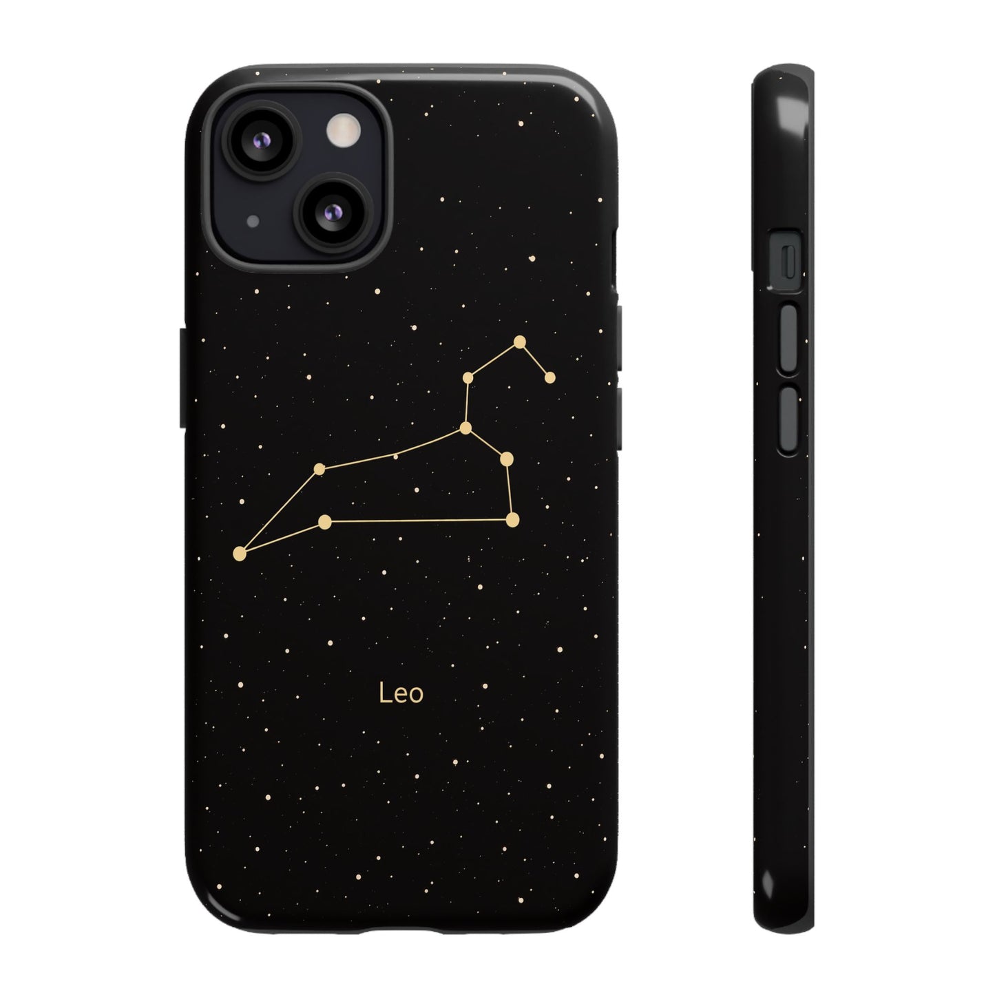 Leo Zodiac Constellation Phone Case – Luxe Gold Celestial Cover