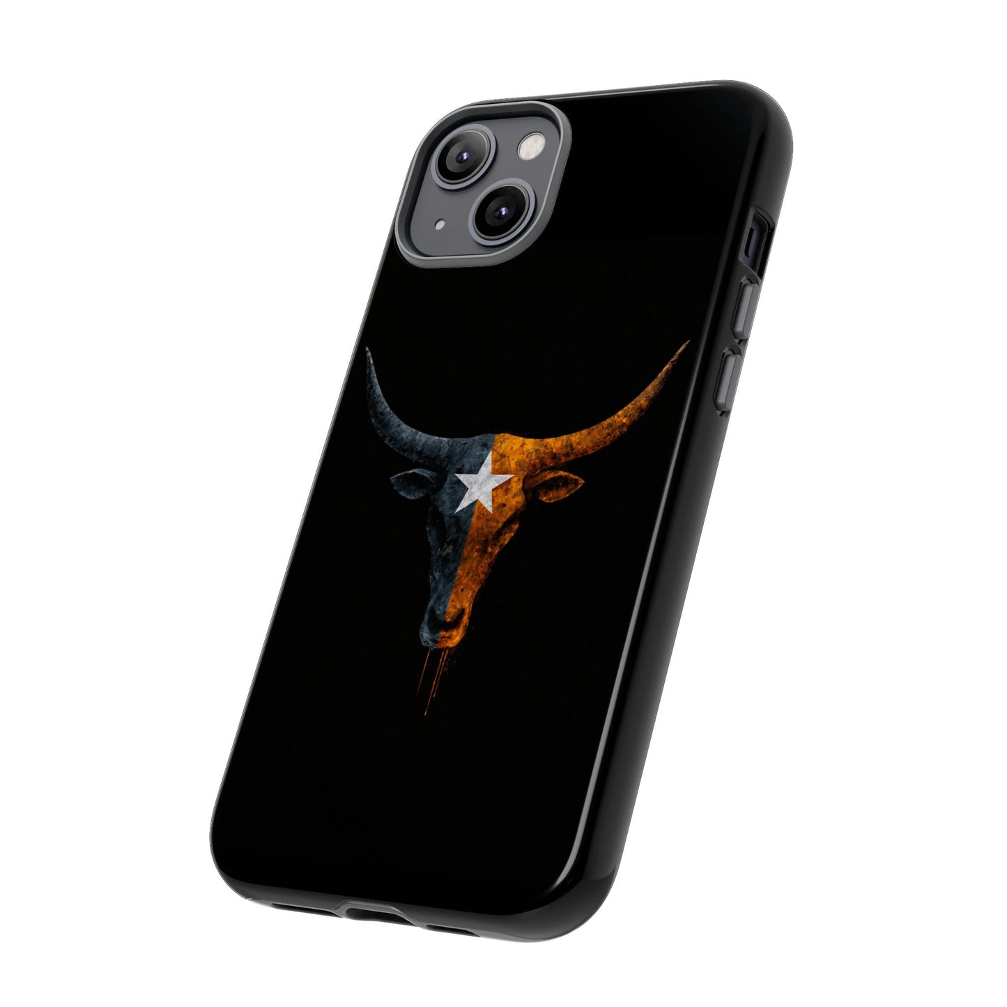 Texas Longhorn Skull Phone Case Western Cowboy Bull iPhone Samsung Cover