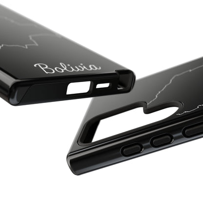 Bolivia Outline Phone Case – Minimal Country Map Tough Cover
