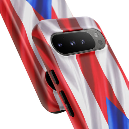 Puerto Rico Flag Phone Case | Boricua Pride Tough Case | Puerto Rican Flag Protective Cover for iPhone & Samsung
