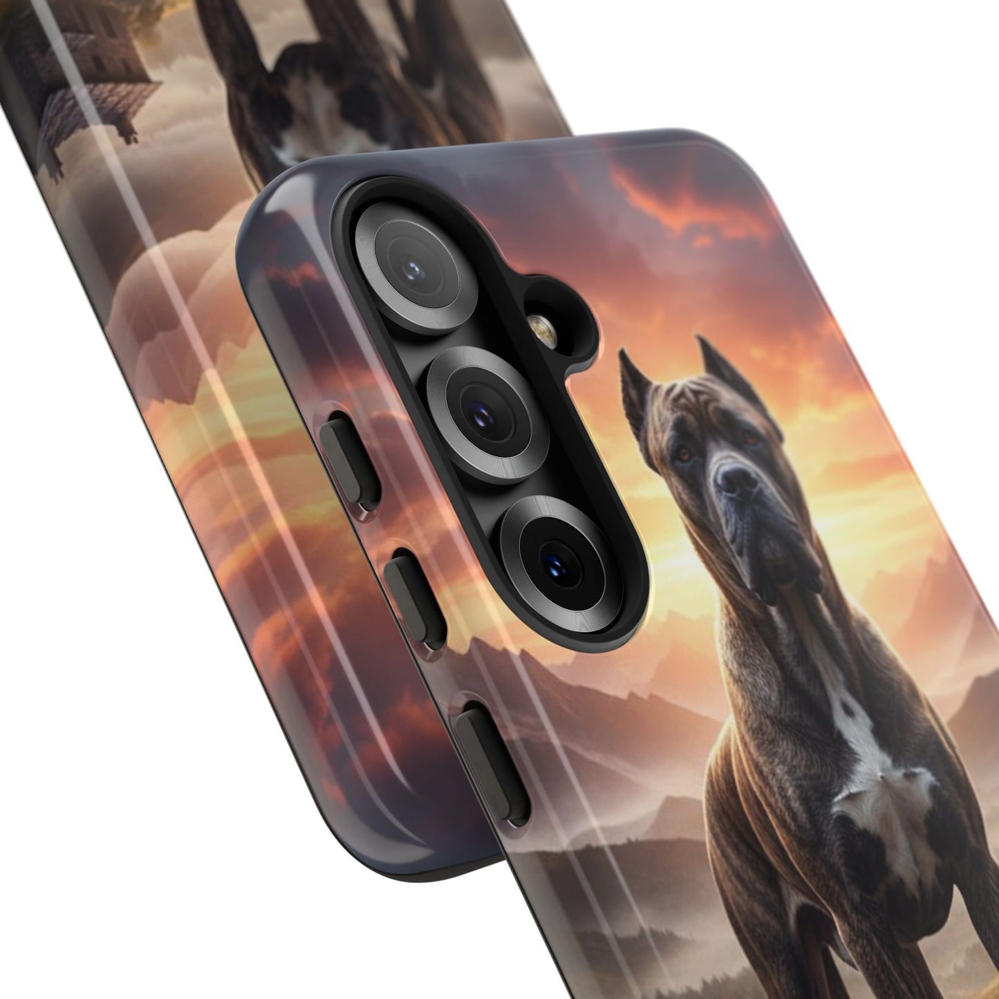 Cane Corso Phone Case – Guard Dog Sunset Tough Case (iPhone, Samsung, Pixel) | Dog Lover Gift
