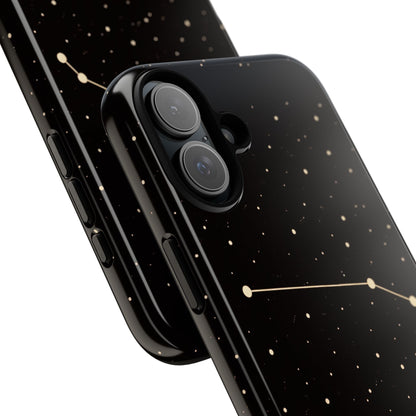 Aries Zodiac Constellation Phone Case – Luxe Gold Celestial Cover