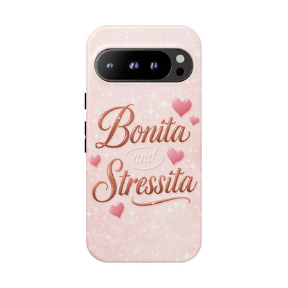 Bonita Stressita Phone Case Cute Latina Aesthetic Pink Coquette Case