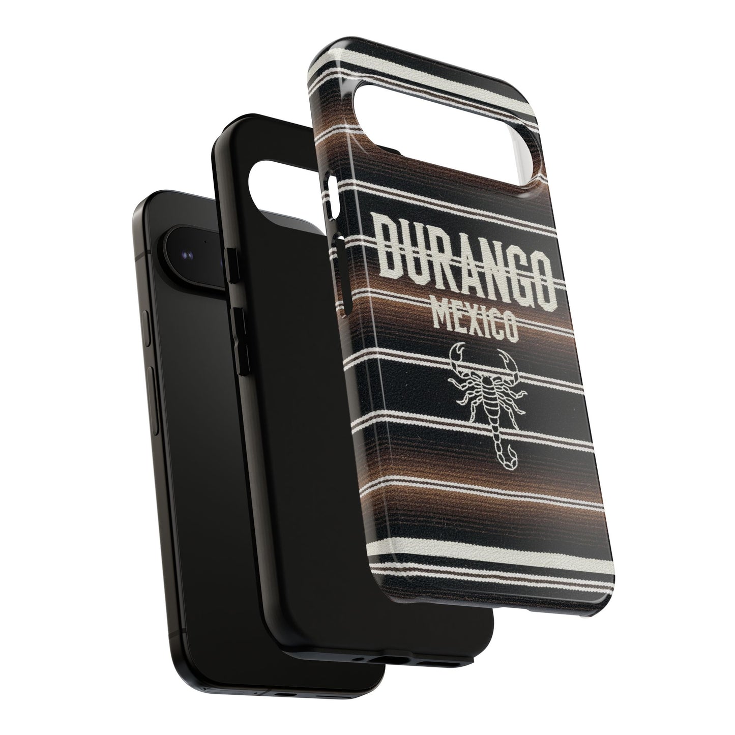 Durango Mexico Phone Case | Serape Scorpion Western Design | Mexican Heritage Tough Case for iPhone & Samsung