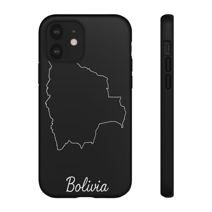 Bolivia Outline Phone Case – Minimal Country Map Tough Cover