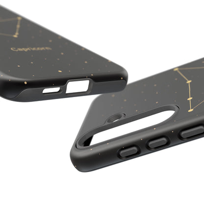 Capricorn Zodiac Constellation Phone Case – Luxe Gold Celestial Cover