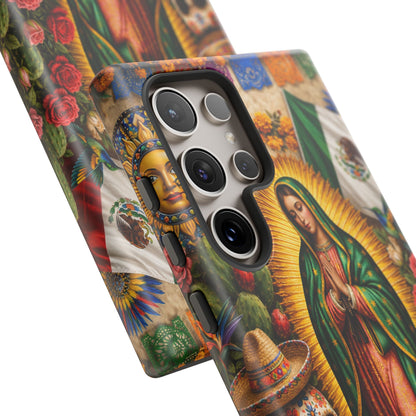 Virgen de Guadalupe Phone Case Mexican Floral iPhone Samsung Pixel Case