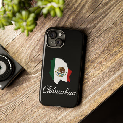 Chihuahua Mexico Flag Map Phone Case | Mexican American Pride Tough Case for iPhone & Samsung