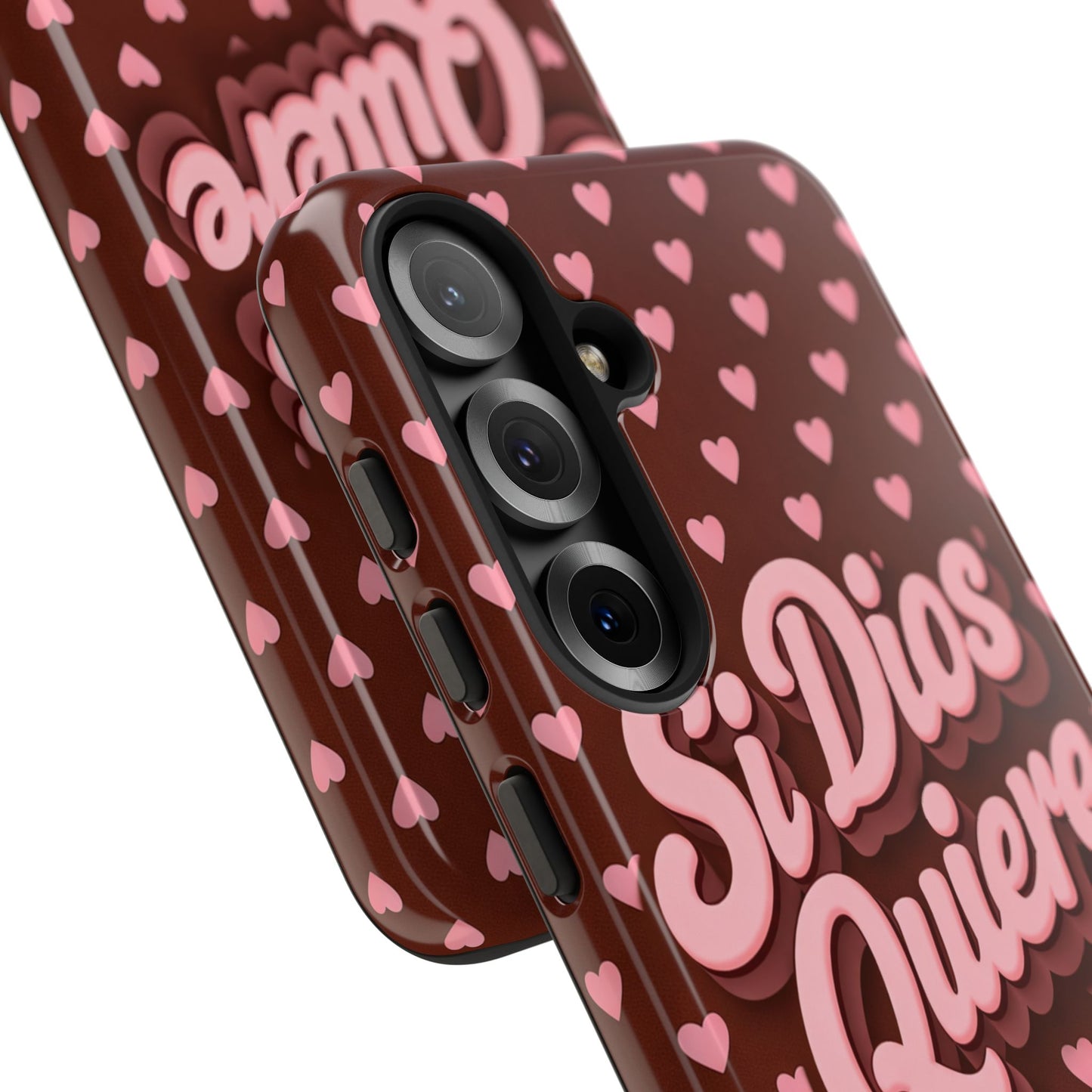 Si Dios Quiere Phone Case Latina Aesthetic Pink Hearts iPhone Samsung