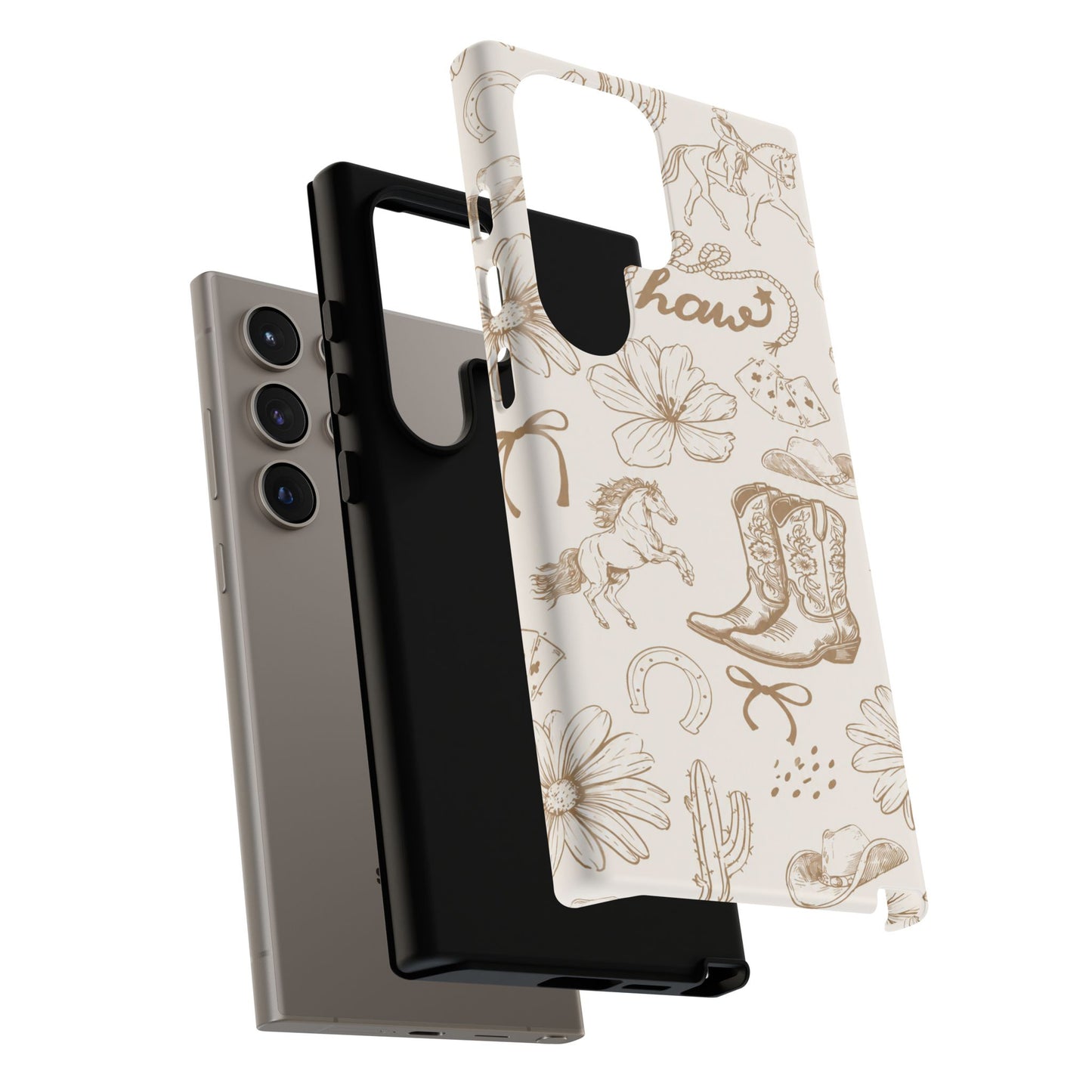 Western Cowgirl Phone Case for iPhone Samsung Galaxy Pixel Tough Case