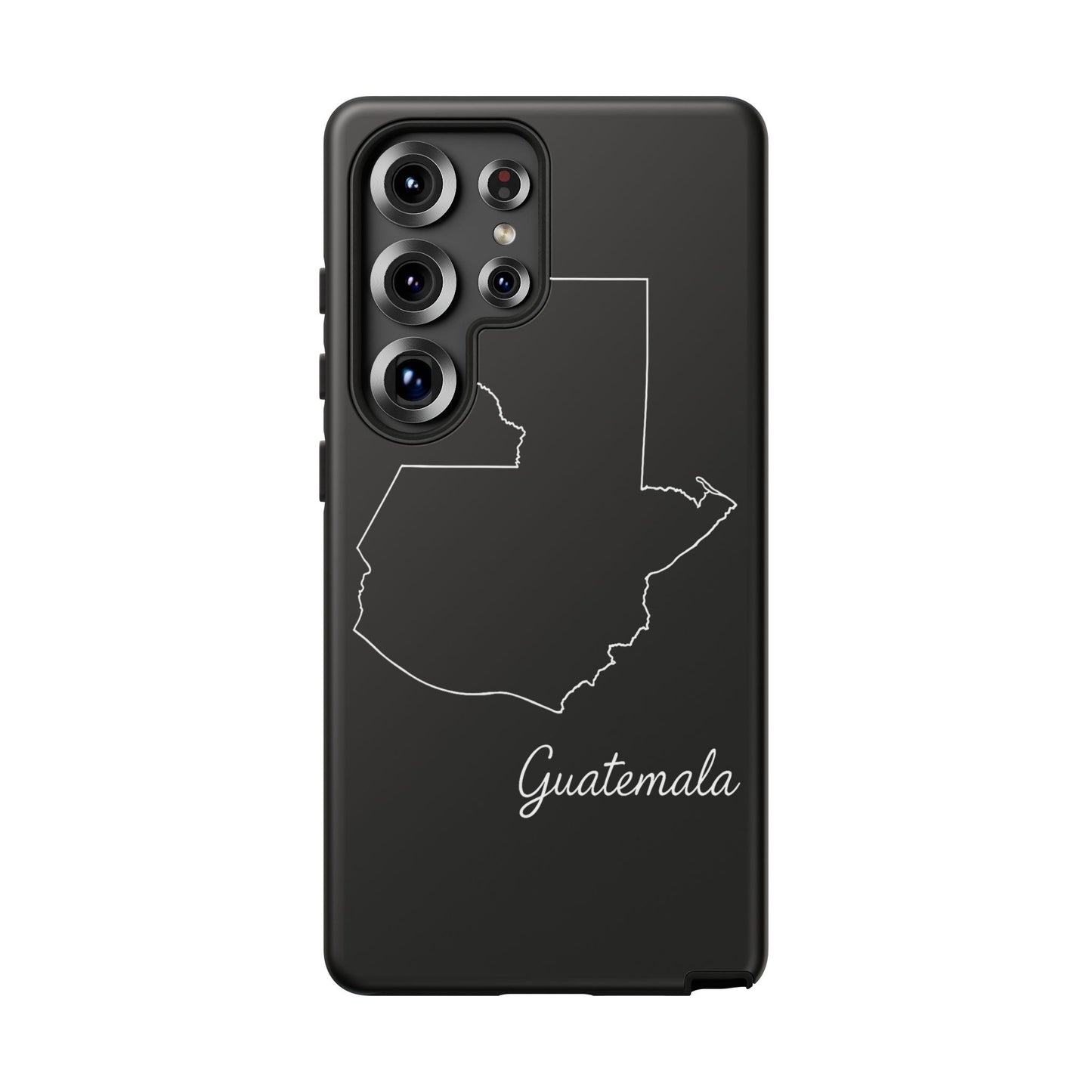 Guatemala Outline Phone Case – Minimal Country Map Tough Case (iPhone, Samsung, Pixel)