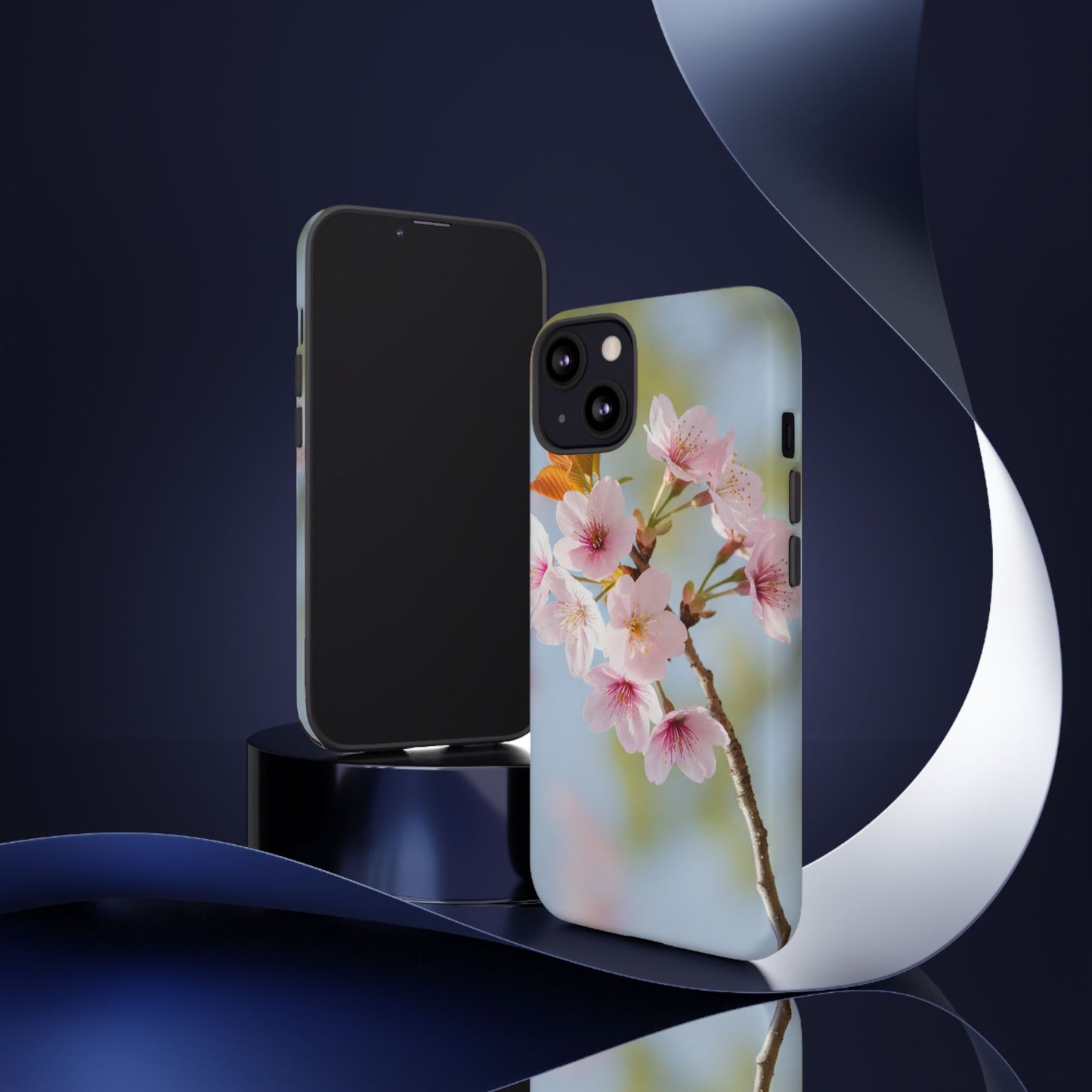 Cherry Blossom Phone Case – Pink Floral Tough Case (iPhone, Samsung Galaxy, Pixel)