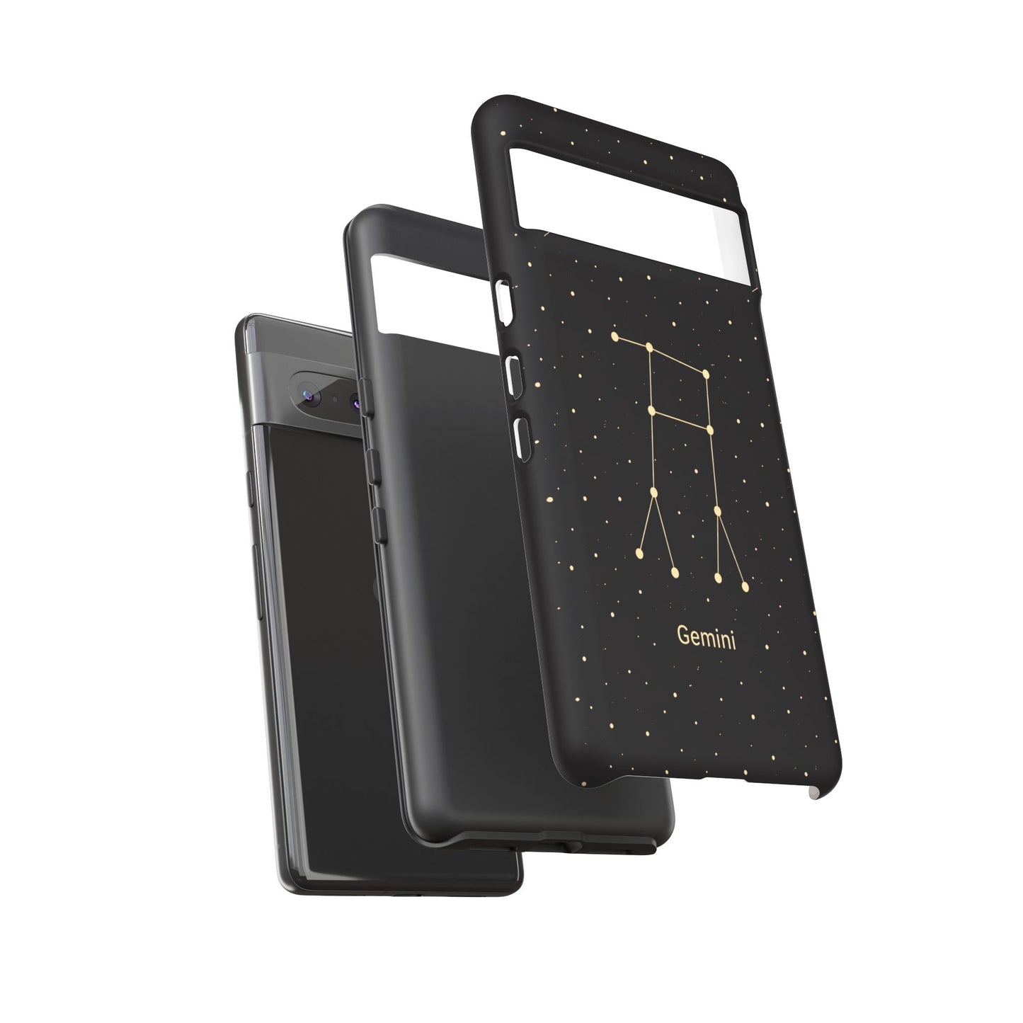 Gemini Zodiac Constellation Phone Case – Luxe Gold Celestial Cover