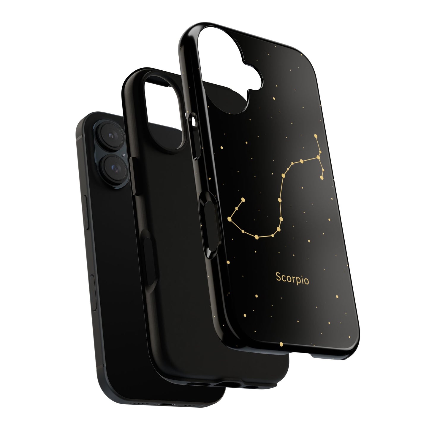Scorpio Zodiac Constellation Phone Case – Luxe Gold Celestial Cover