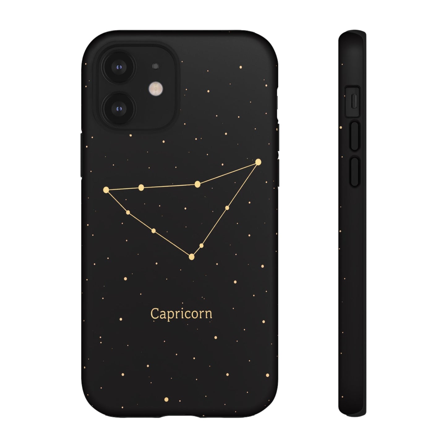 Capricorn Zodiac Constellation Phone Case – Luxe Gold Celestial Cover