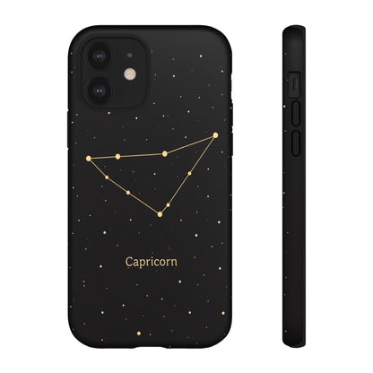 Capricorn Zodiac Constellation Phone Case – Luxe Gold Celestial Cover