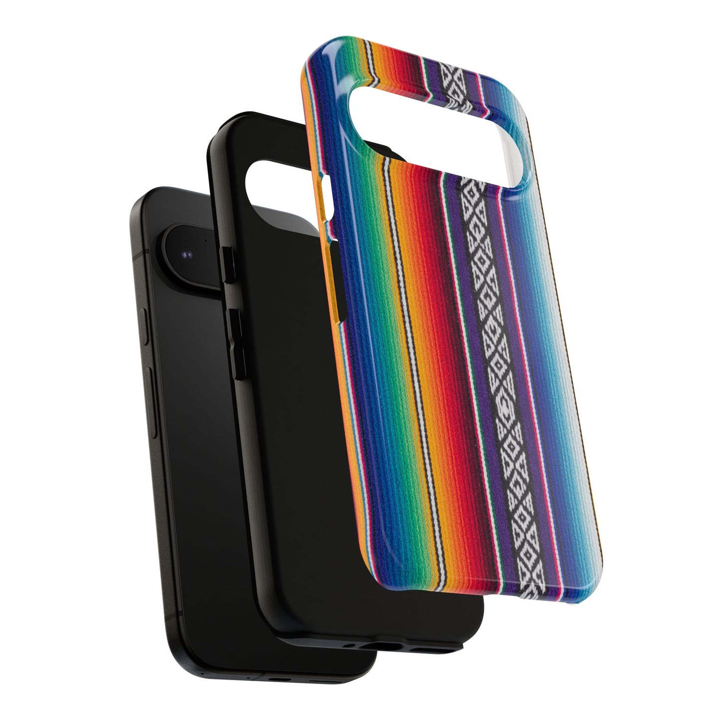 Serape Stripe Phone Case – Colorful Mexican Blanket Pattern Tough Case