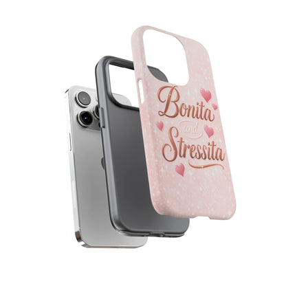 Bonita Stressita Phone Case Cute Latina Aesthetic Pink Coquette Case