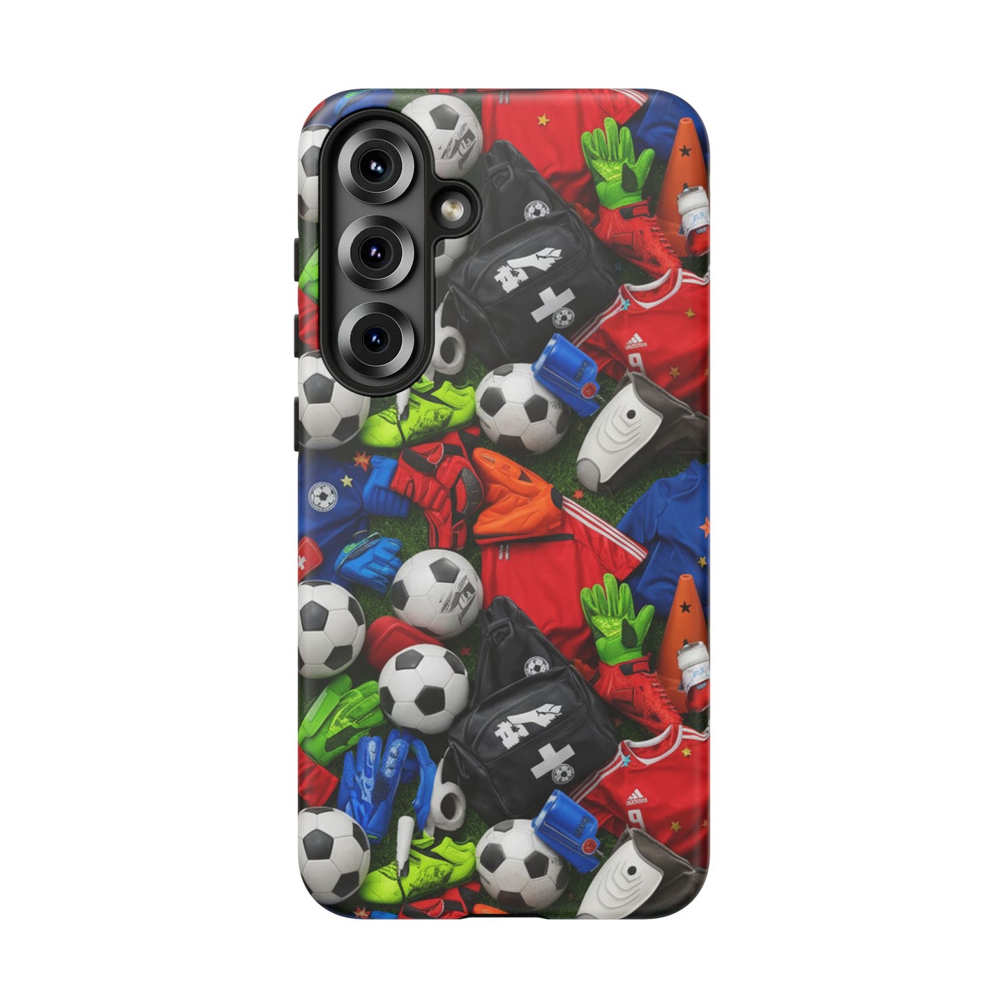 Soccer Ball Pattern Phone Case – Sports Fan Tough Protective Game Day Case