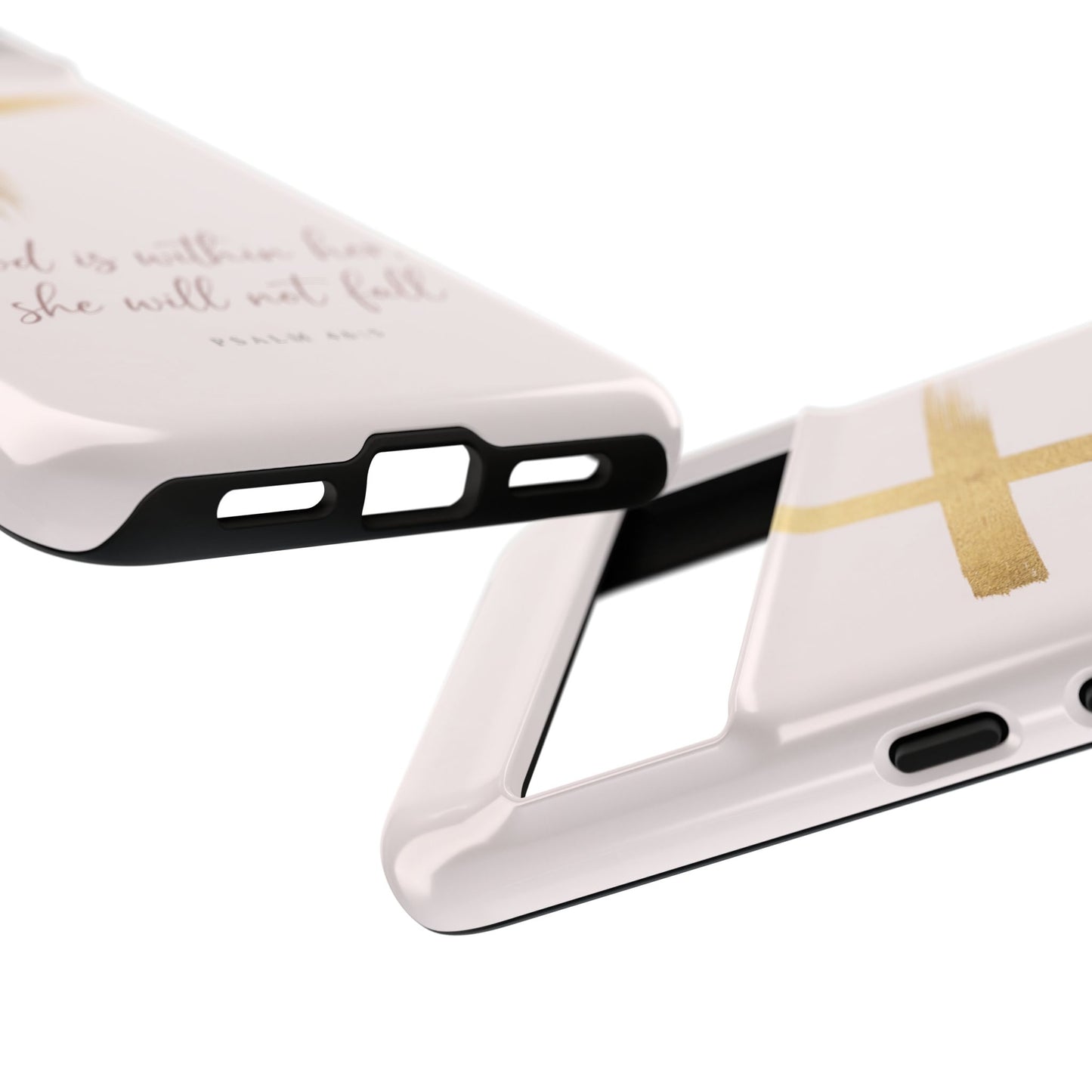 Psalm 46:5 God Is Within Her Christian Cross Phone Case Faith Gift