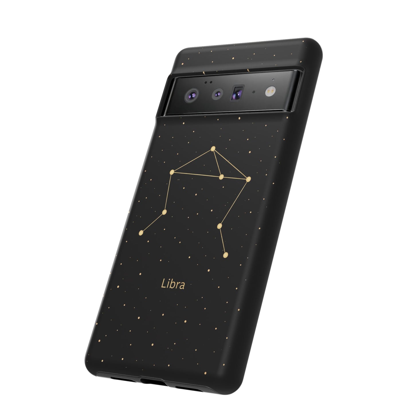 Libra Zodiac Constellation Phone Case – Luxe Gold Celestial Cover