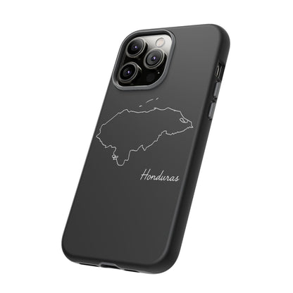 Honduras Outline Phone Case – Minimal Country Map Tough Case (iPhone, Samsung, Pixel)