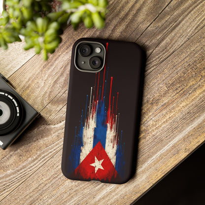 Cuban Flag Phone Case | Cuba Flag Tough Case | Patriotic Cuban Pride iPhone Samsung Protective Cover