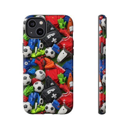 Soccer Ball Pattern Phone Case – Sports Fan Tough Protective Game Day Case