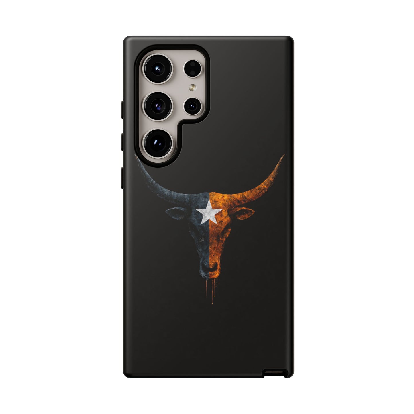 Texas Longhorn Skull Phone Case Western Cowboy Bull iPhone Samsung Cover
