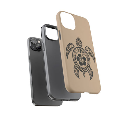 Polynesian Turtle Phone Case | Hawaiian Beach Tough Cover