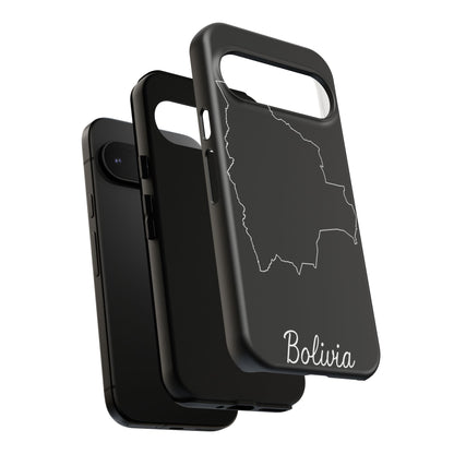 Bolivia Outline Phone Case – Minimal Country Map Tough Cover