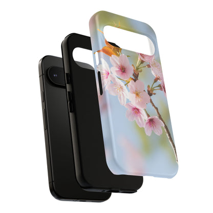 Cherry Blossom Phone Case – Pink Floral Tough Case (iPhone, Samsung Galaxy, Pixel)