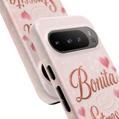 Bonita Stressita Phone Case Cute Latina Aesthetic Pink Coquette Case