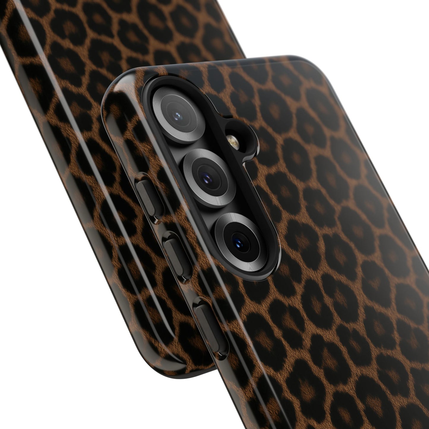 Brown Leopard Print Phone Case | Classic Animal Print Aesthetic Tough Protective Case