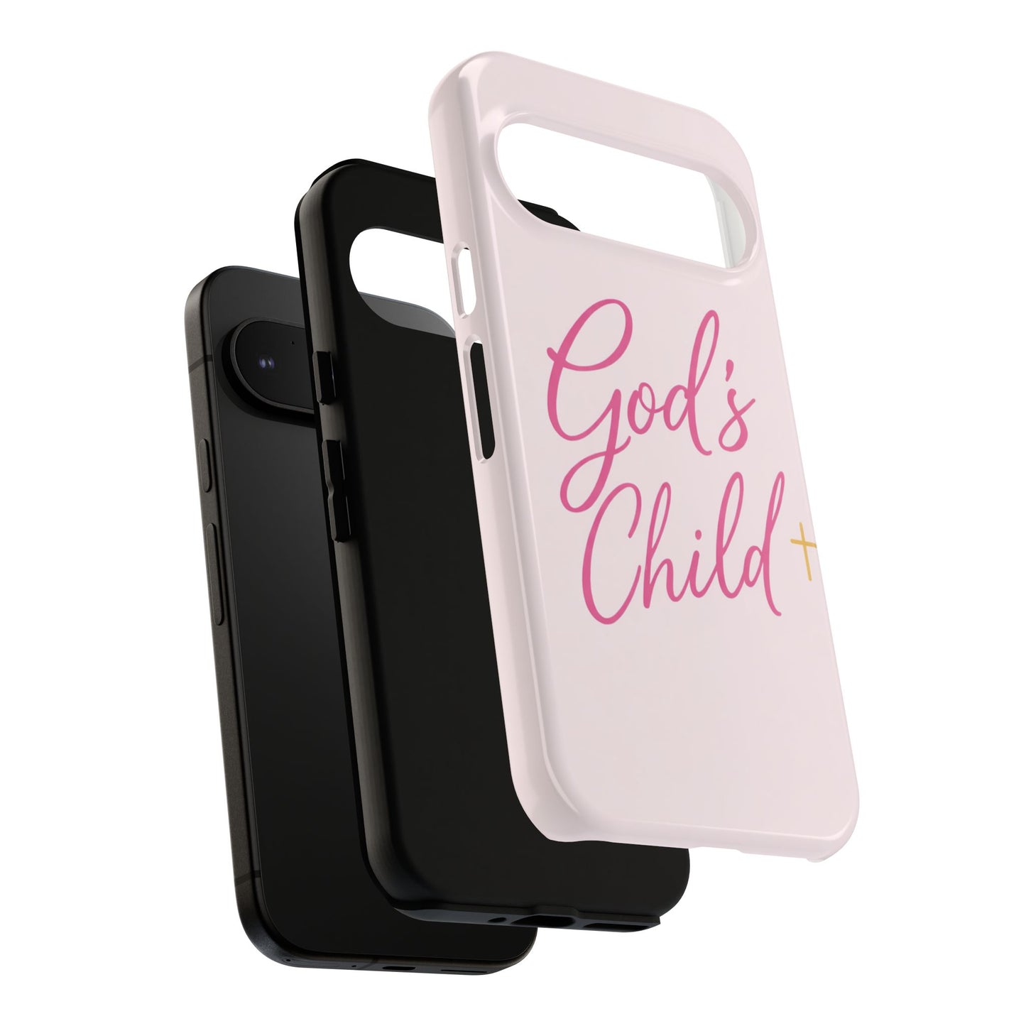 Gods Child Phone Case Christian Pink Aesthetic Tough iPhone Case