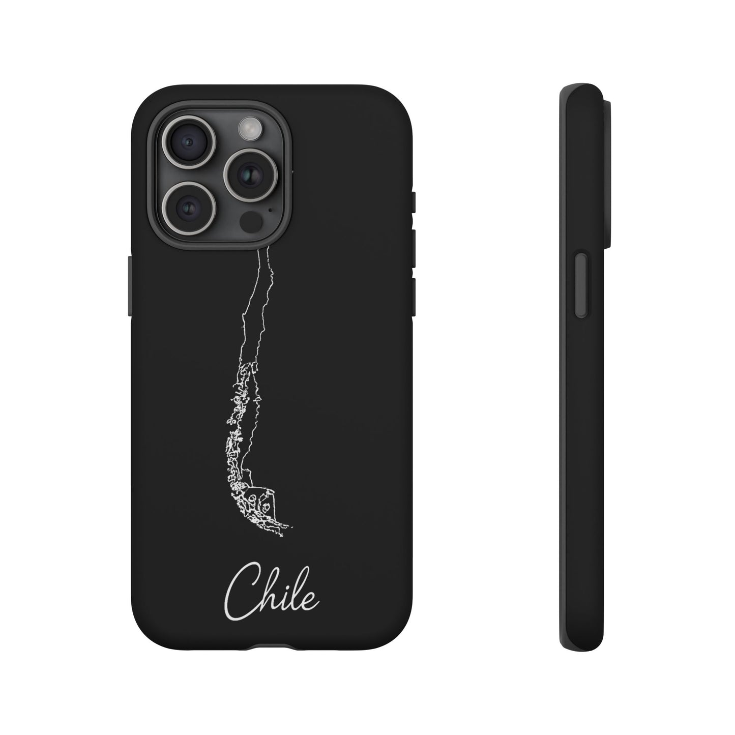 Chile Outline Phone Case – Minimal Country Map Tough Case (iPhone, Samsung, Pixel)