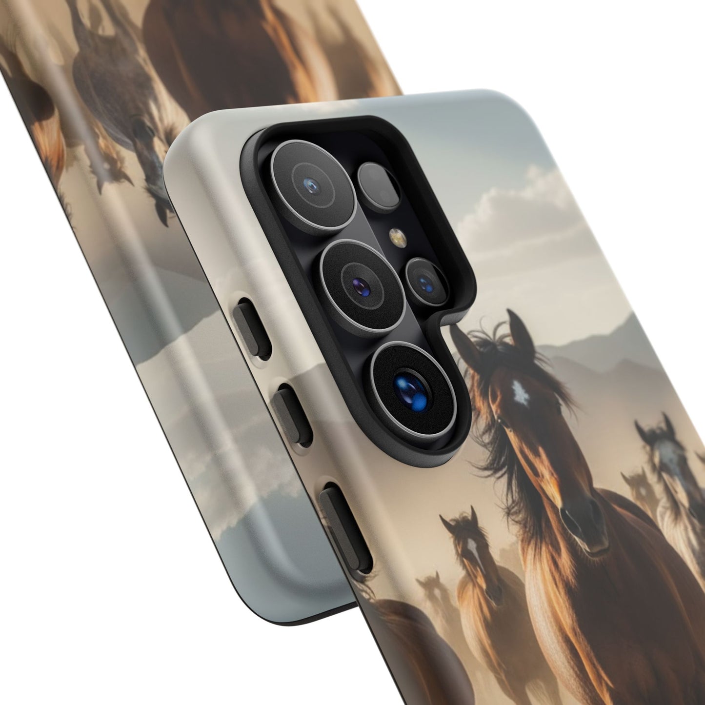 Running Horses Phone Case – Wild Mustang Herd Tough Case (iPhone, Samsung, Pixel)