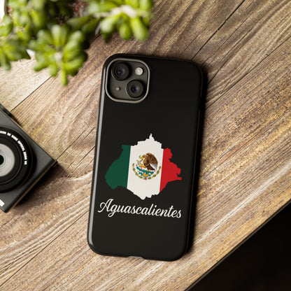 Aguascalientes Mexico Flag Map Phone Case | Mexican American Pride Tough Case for iPhone & Samsung