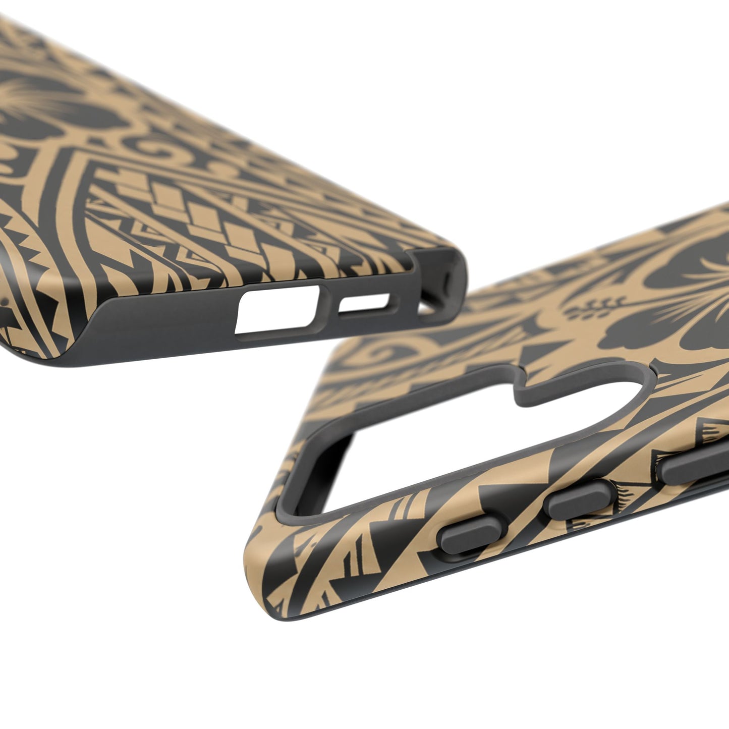 Polynesian Tribal Hawaiin Hibiscus Phone Case for iPhone Samsung Galaxy
