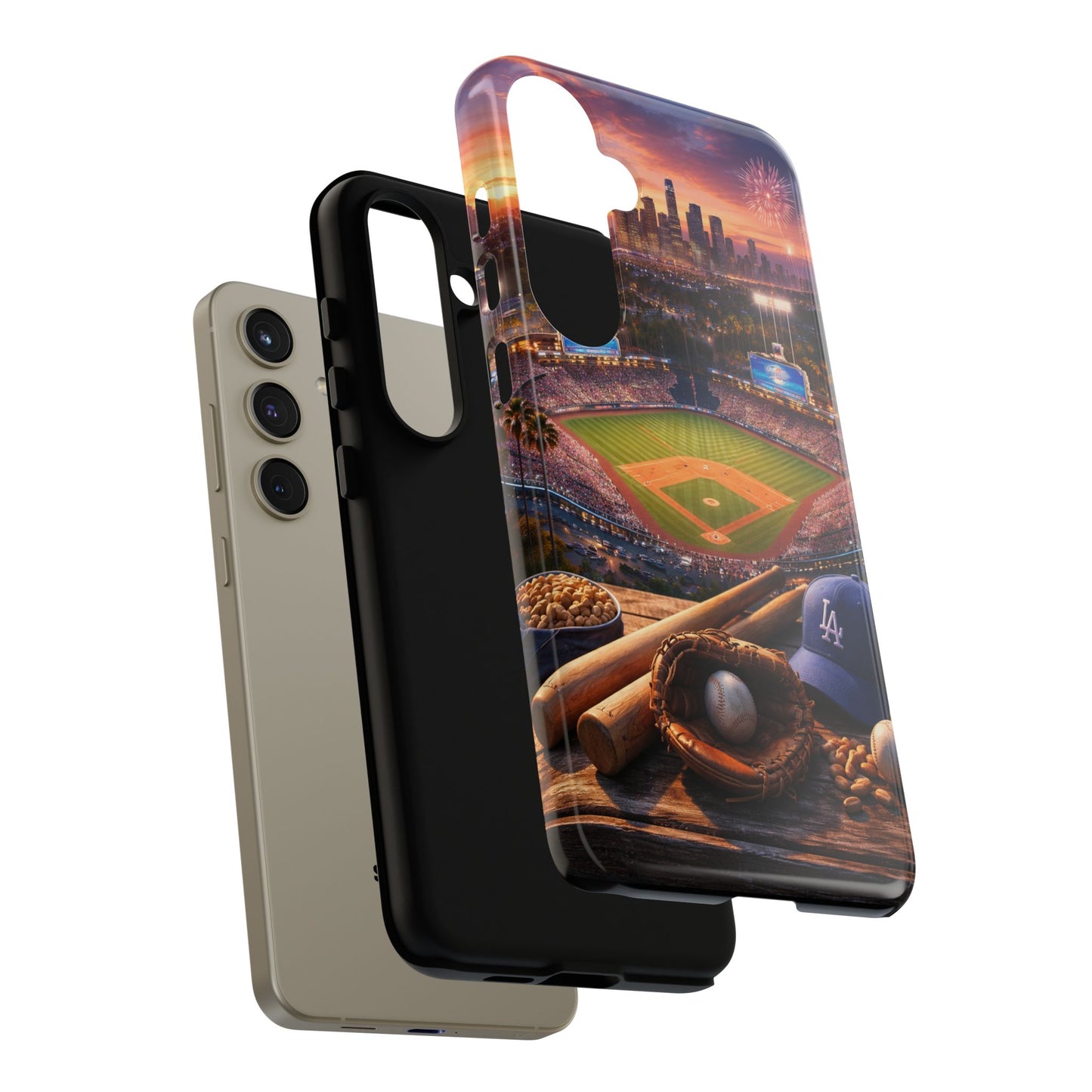 Baseball Sunset Stadium Phone Case LA Game Day Sports Aesthetic Case